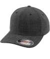 F6277FM 6277FM Flexfit Fine Melange Cap Black colour image